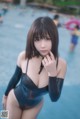 Coser@抱走莫子aa Vol.001: 黑色乳胶泳衣 (40 photos) P38 No.e8550b