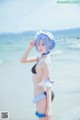 Coser @ 桜 桃 喵 Vol.036: 蕾姆 水 着 (48 photos) P23 No.c1d9c7 Image No. 51