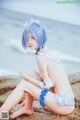 Coser @ 桜 桃 喵 Vol.036: 蕾姆 水 着 (48 photos) P44 No.9dfb50 Image No. 19