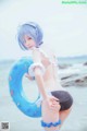 Coser @ 桜 桃 喵 Vol.036: 蕾姆 水 着 (48 photos) P37 No.d422c7 Image No. 29