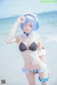 Coser @ 桜 桃 喵 Vol.036: 蕾姆 水 着 (48 photos) P26 No.a6b921 Image No. 45