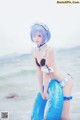 Coser @ 桜 桃 喵 Vol.036: 蕾姆 水 着 (48 photos) P17 No.b9af77 Image No. 63